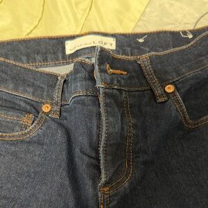 LOFT Dark Blue Denim Pants